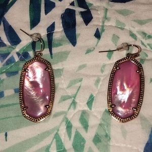 Pink Kendra Scott earrings ♡